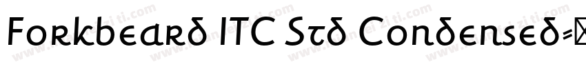 Forkbeard ITC Std Condensed字体转换
